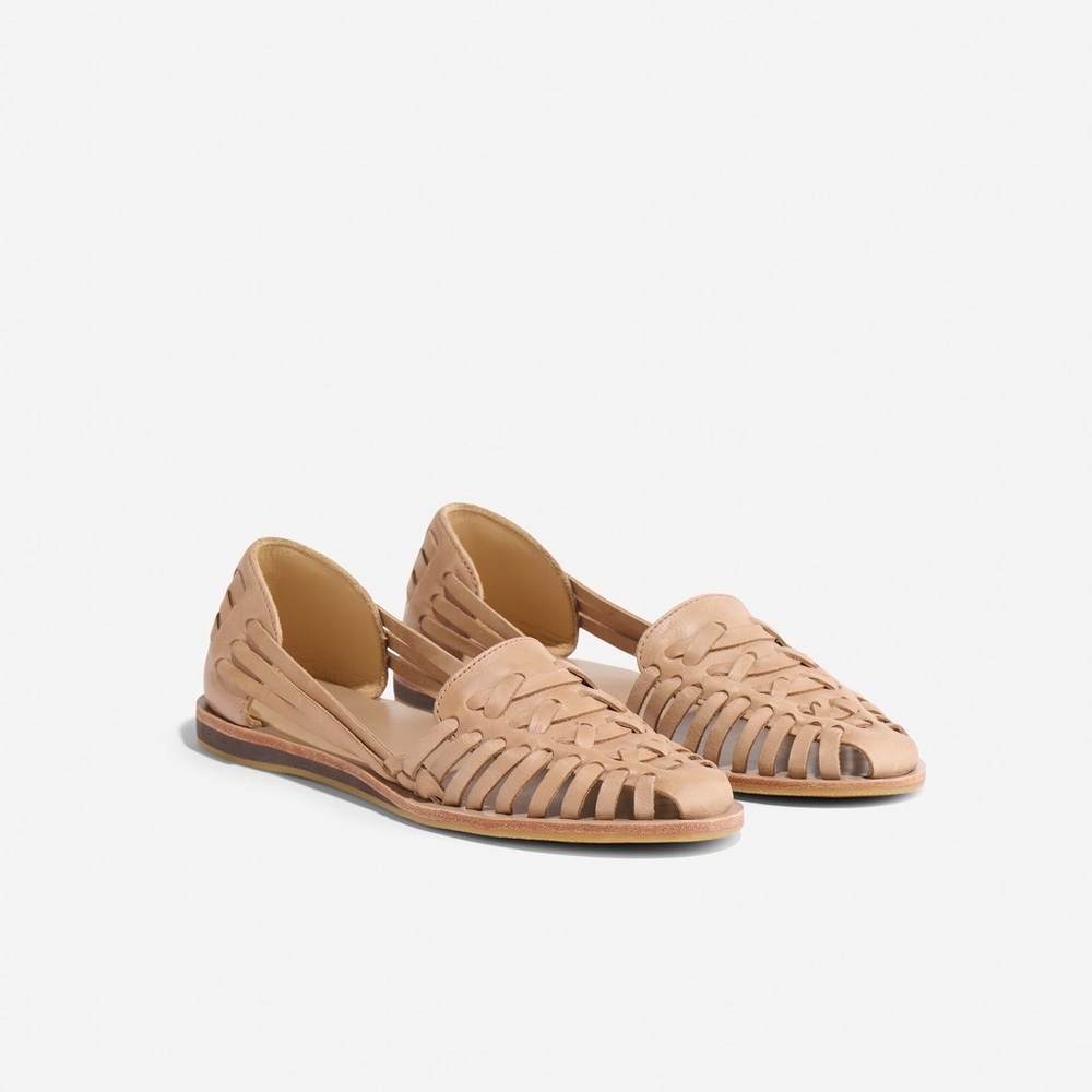 NISOLO | almond Huarache Sandal sz 7